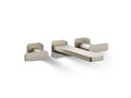 KOHLER K-T23491-4-BN Parallel Wall-Mount Bath Faucet Trim - Vibrant Brushed Nickel