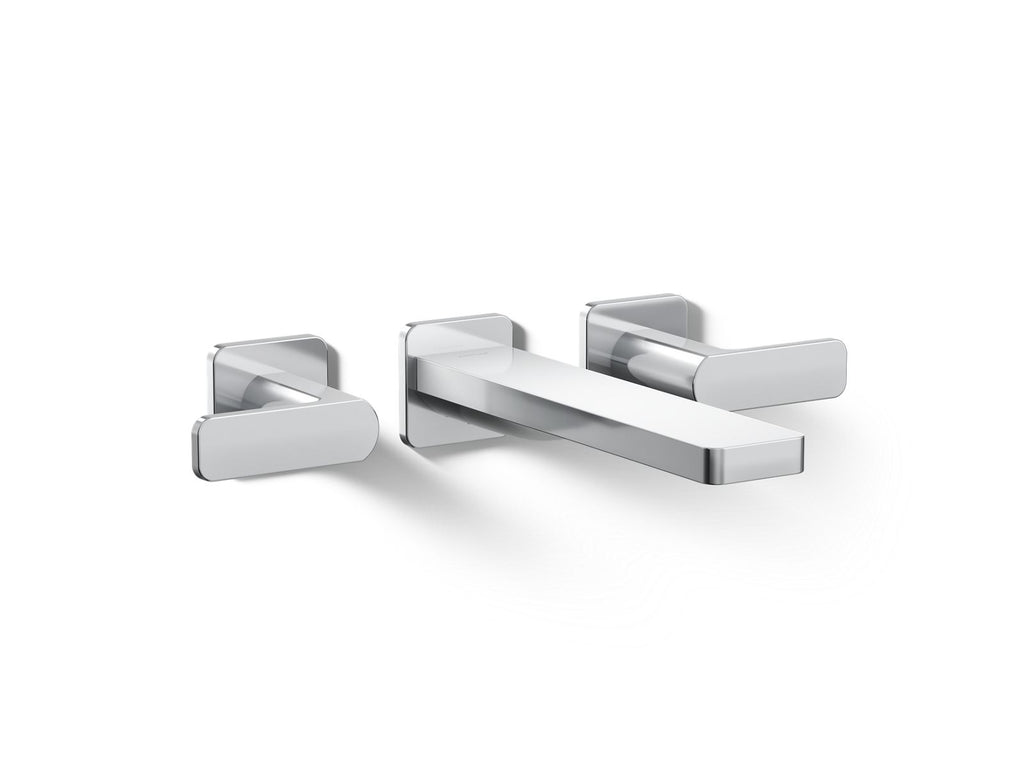 KOHLER K-T23491-4-CP Parallel Wall-Mount Bath Faucet Trim - Polished Chrome