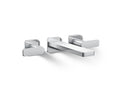 KOHLER K-T23491-4-CP Parallel Wall-Mount Bath Faucet Trim - Polished Chrome
