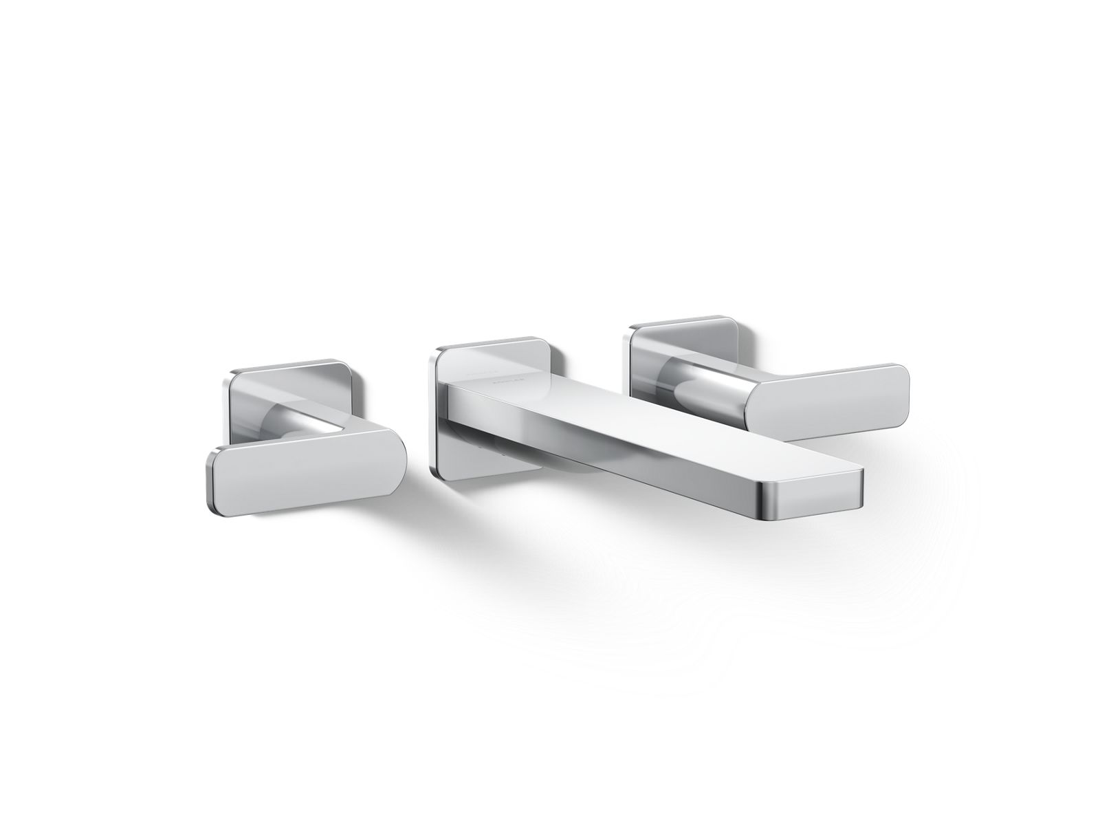 KOHLER K-T23491-4-CP Parallel Wall-Mount Bath Faucet Trim - Polished Chrome