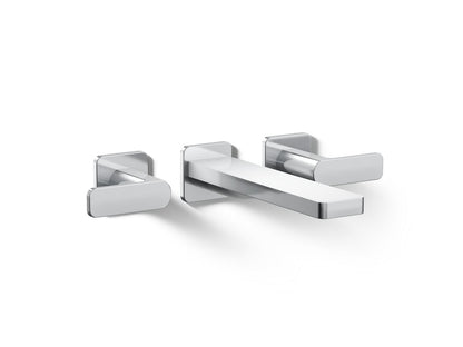KOHLER K-T23491-4-CP Parallel Wall-mount bath faucet trim - Polished Chrome