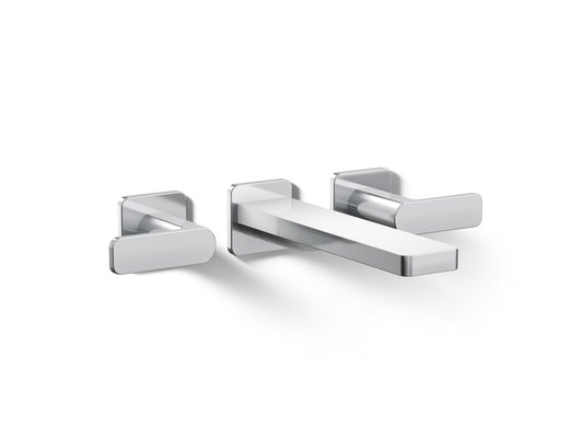 KOHLER K-T23491-4-CP Parallel Wall-mount bath faucet trim - Polished Chrome
