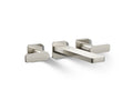 KOHLER K-T23491-4-SN Parallel Wall-Mount Bath Faucet Trim - Vibrant Polished Nickel