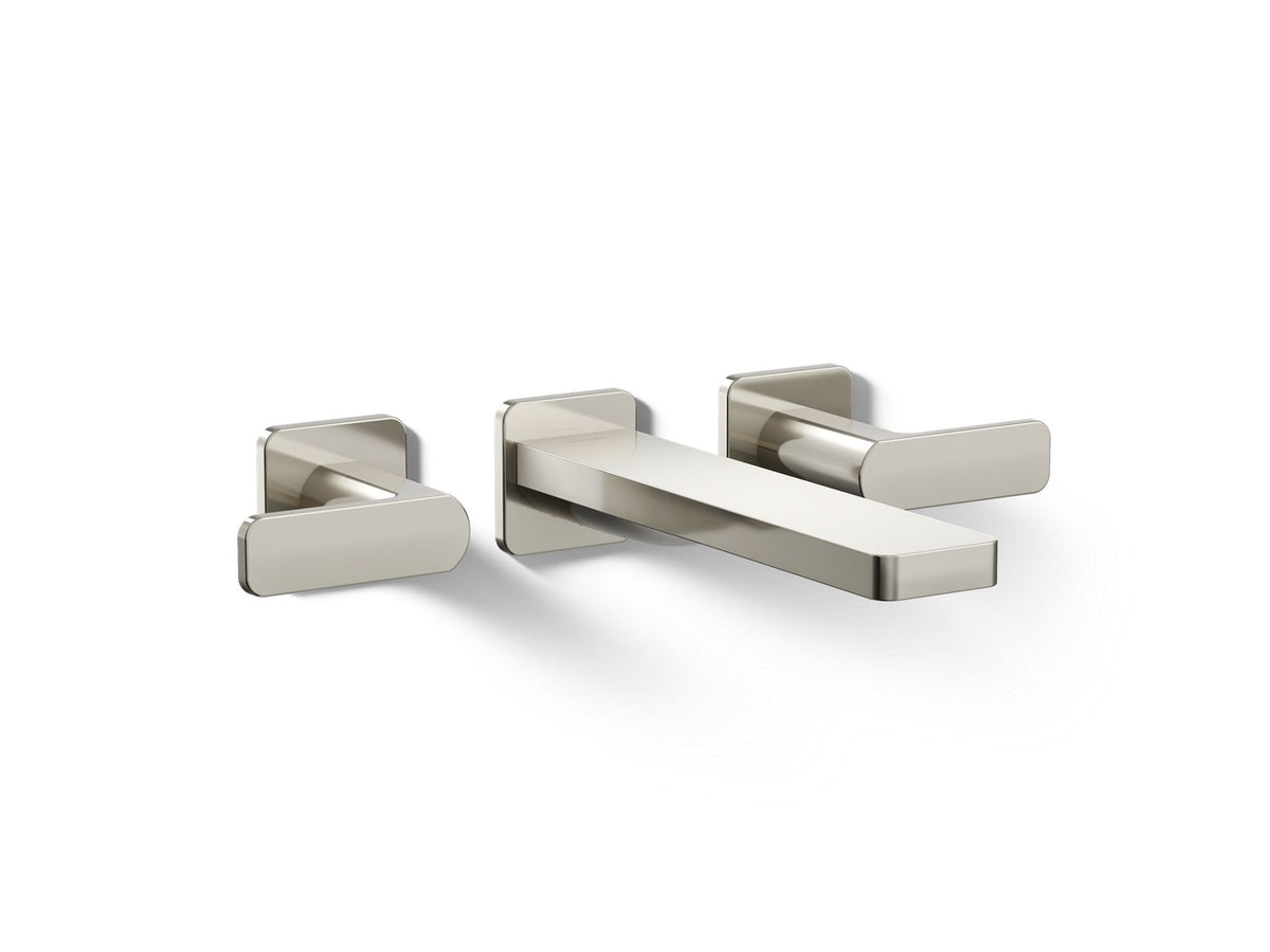 KOHLER K-T23491-4-SN Parallel Wall-Mount Bath Faucet Trim - Vibrant Polished Nickel