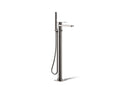 KOHLER K-T23492-4-TT Parallel Floor-Mount Bath Filler Trim With Handshower - Vibrant Titanium