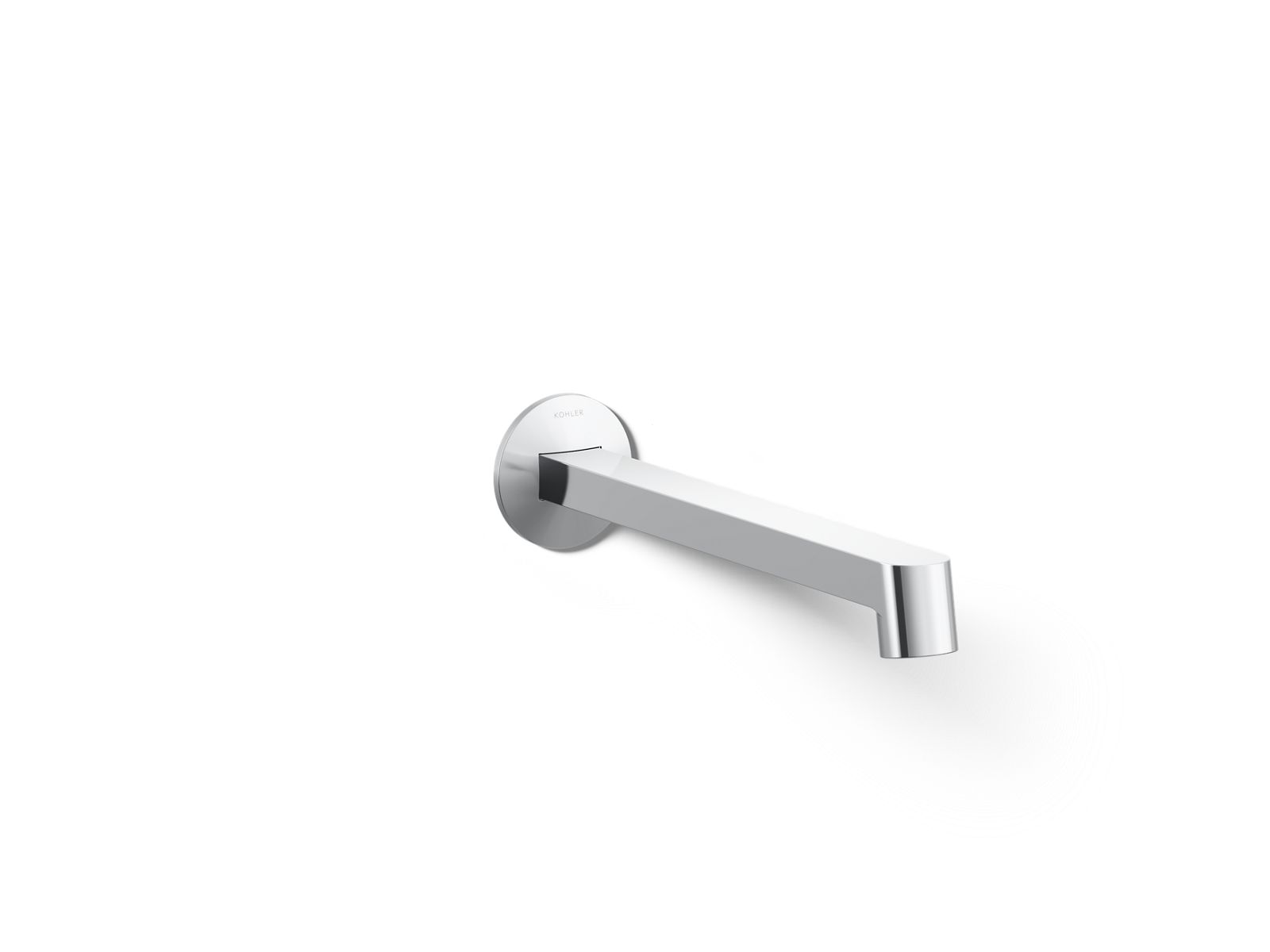 KOHLER K-T23889-CP Components Wall-Mount Bathroom Sink Faucet Spout With Row Design, 1.2 Gpm - Polished Chrome