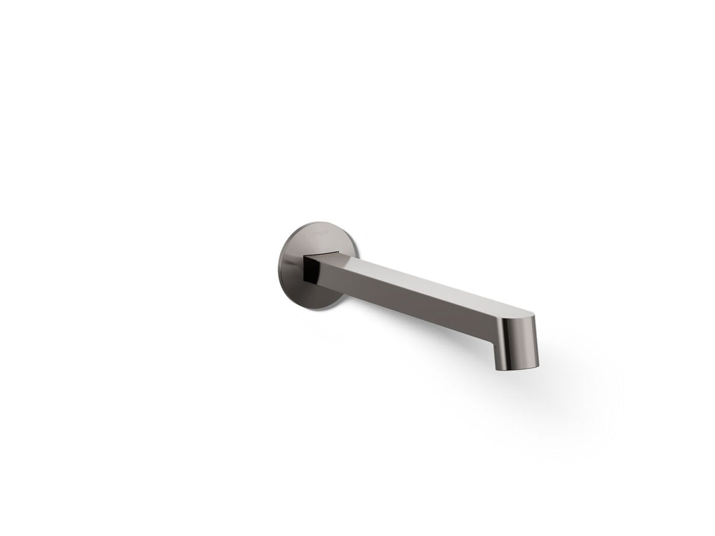 KOHLER K-T23889-TT Components Wall-Mount Bathroom Sink Faucet Spout With Row Design, 1.2 Gpm - Vibrant Titanium