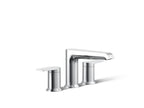 KOHLER K-T25740-4-CP Hint Deck-Mount Bath Faucet Trim - Polished Chrome