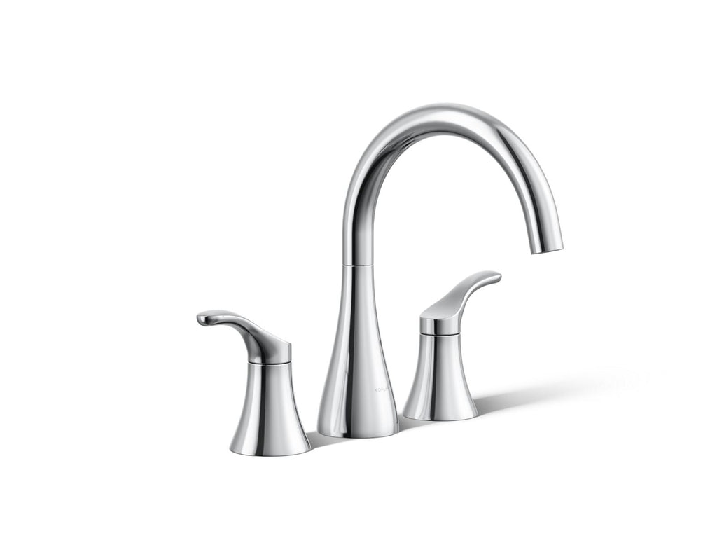 KOHLER K-T26426-4-CP Simplice Deck-Mount Bath Faucet Trim - Polished Chrome