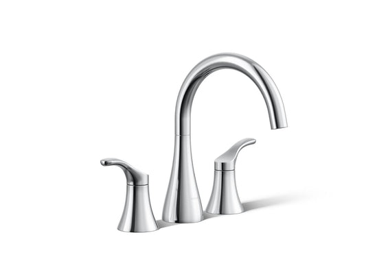 KOHLER K-T26426-4-CP Simplice Deck-mount bath faucet trim - Polished Chrome