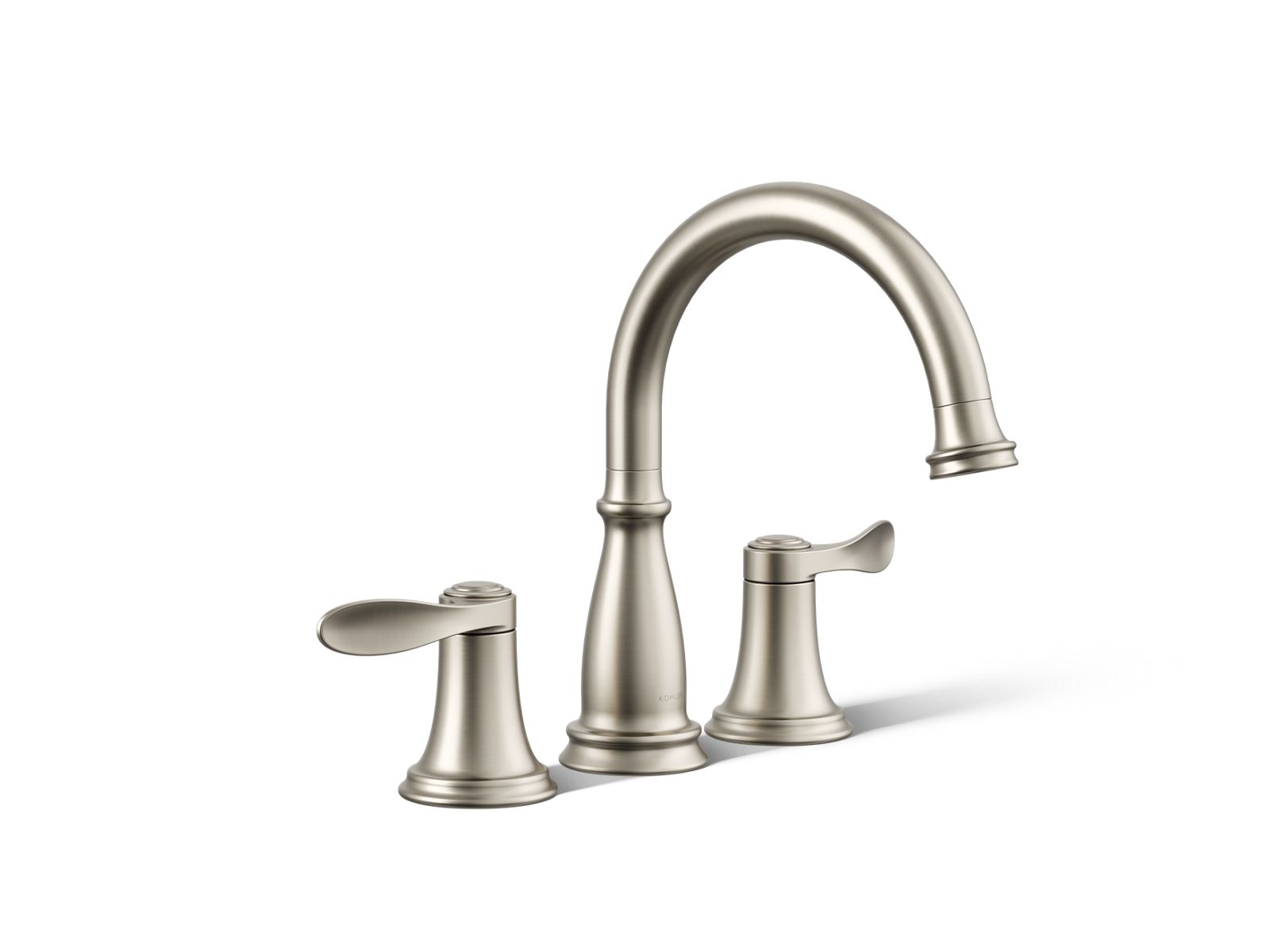 KOHLER K-T26428-4-BN Bellera Deck-Mount Bath Faucet Trim - Vibrant Brushed Nickel
