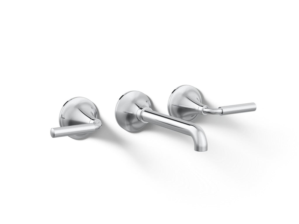 KOHLER K-T26439-4-CP Tone Wall-Mount Bathroom Sink Faucet Trim, 1.2 Gpm - Polished Chrome