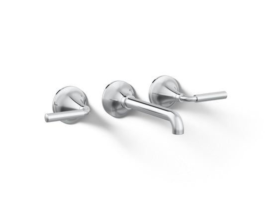 KOHLER K-T26439-4-CP Tone Wall-mount bathroom sink faucet trim, 1.2 gpm - Polished Chrome