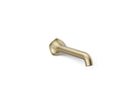 KOHLER K-T27011-ND-AF Occasion Wall-Mount Bathroom Sink Faucet Spout With Straight Design, 1.2 Gpm - Vibrant French Gold