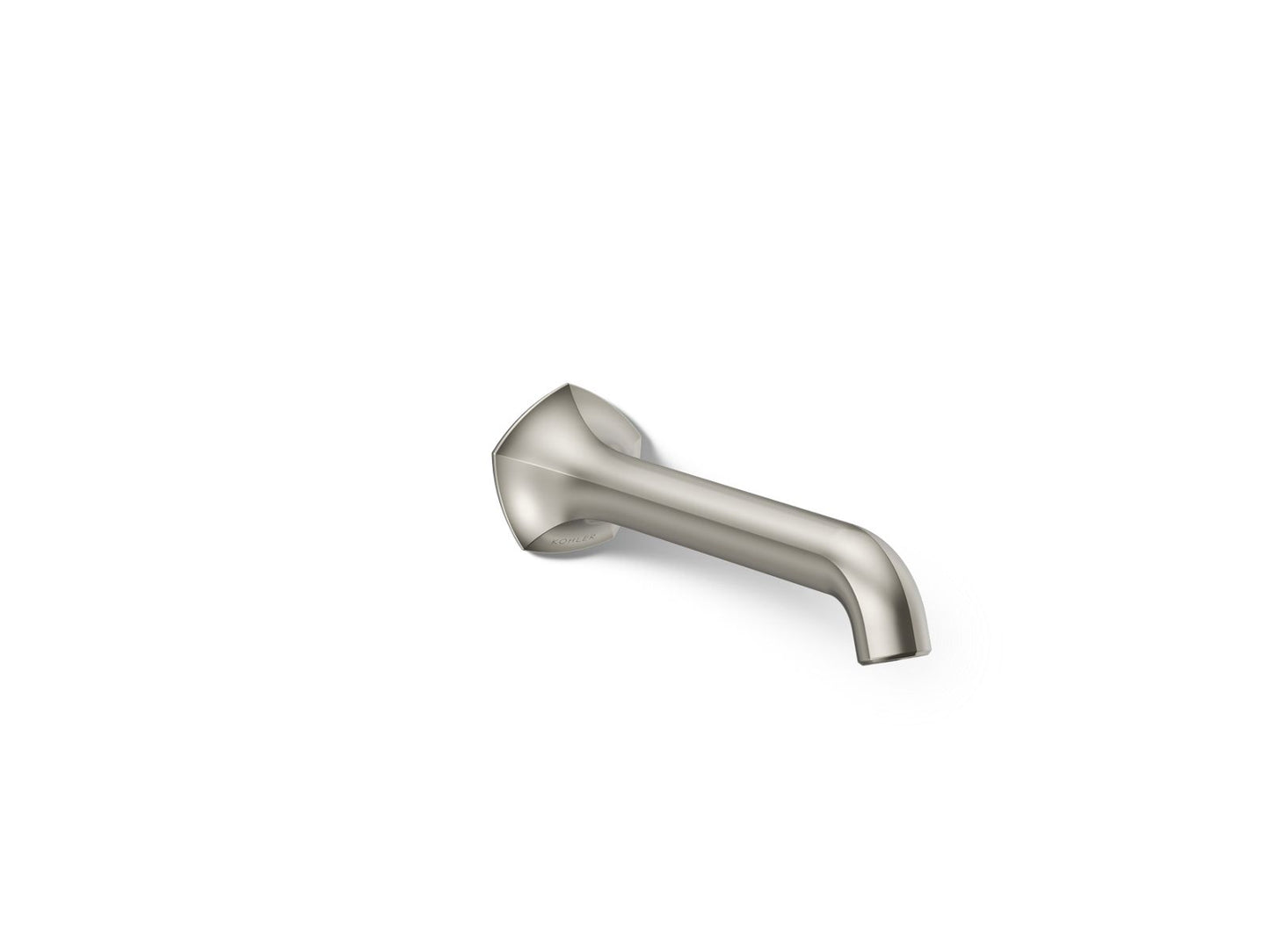 KOHLER K-T27011-ND-SN Occasion Wall-Mount Bathroom Sink Faucet Spout With Straight Design, 1.2 Gpm In Vibrant Polished Nickel