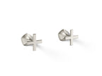 KOHLER K-T27013-3-SN Occasion Wall-Mount Bathroom Sink Faucet Cross Handle Trim, 1.2 Gpm - Vibrant Polished Nickel