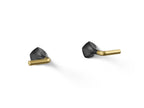 KOHLER K-T27013-4-BMB Occasion Wall-Mount Bathroom Sink Faucet Lever Handle Trim, 1.2 Gpm - Matte Black With Brushed Moderne Brass