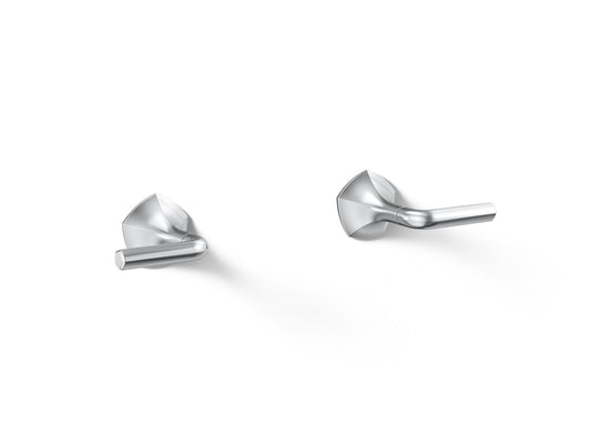 KOHLER K-T27013-4-CP Occasion Wall-mount bathroom sink faucet Lever handle trim, 1.2 gpm - Polished Chrome