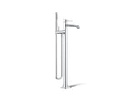 KOHLER K-T27025-4-CP Occasion Floor-Mount Bath Filler Trim With Handshower - Polished Chrome