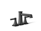 KOHLER K-T27405-4-BL Riff Deck-Mount Bath Faucet Trim - Matte Black