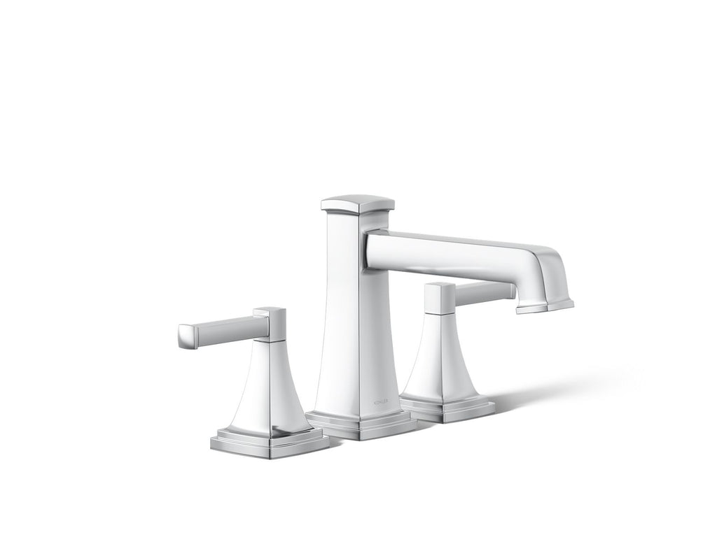 KOHLER K-T27405-4-CP Riff Deck-Mount Bath Faucet Trim - Polished Chrome
