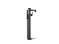 KOHLER K-T27408-4-BL Riff Floor-Mount Bath Filler Trim With Handshower - Matte Black