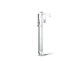 KOHLER K-T27408-4-CP Riff Floor-Mount Bath Filler Trim With Handshower - Polished Chrome