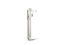 KOHLER K-T27408-4-SN Riff Floor-Mount Bath Filler Trim With Handshower - Vibrant Polished Nickel