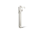 KOHLER K-T27408-4-SN Riff Floor-Mount Bath Filler Trim With Handshower - Vibrant Polished Nickel