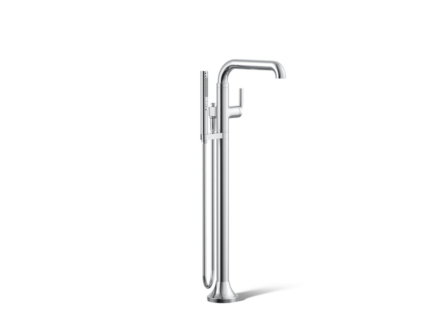 KOHLER K-T27424-4-CP Tone Floor-mount bath filler trim with handshower - Polished Chrome