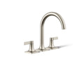 KOHLER K-T28131-4-BN Venza Deck-Mount Bath Faucet Trim - Vibrant Brushed Nickel