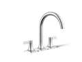 KOHLER K-T28131-4-CP Venza Deck-Mount Bath Faucet Trim - Polished Chrome