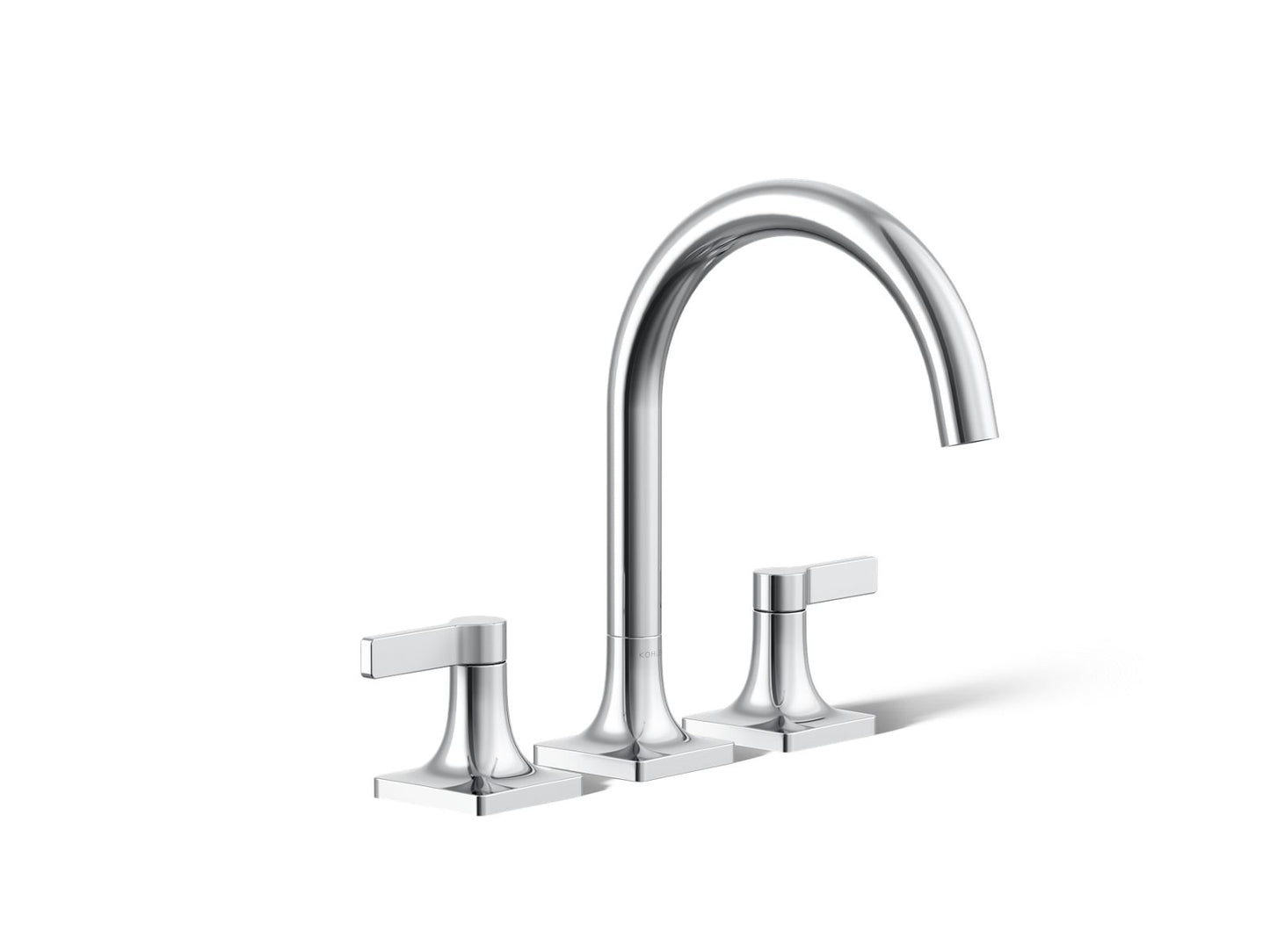 KOHLER K-T28131-4-CP Venza Deck-mount bath faucet trim - Polished Chrome