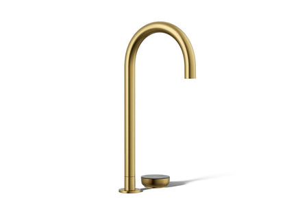 KOHLER K-T30924-2MB Aquifer 4-in-1 tall arc beverage faucet - Vibrant Brushed Moderne Brass