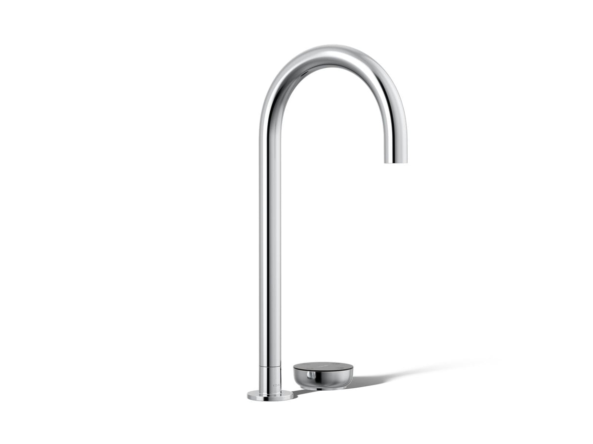 KOHLER K-T30924-CP Aquifer 4-In-1 Tall Arc Beverage Faucet - Polished Chrome