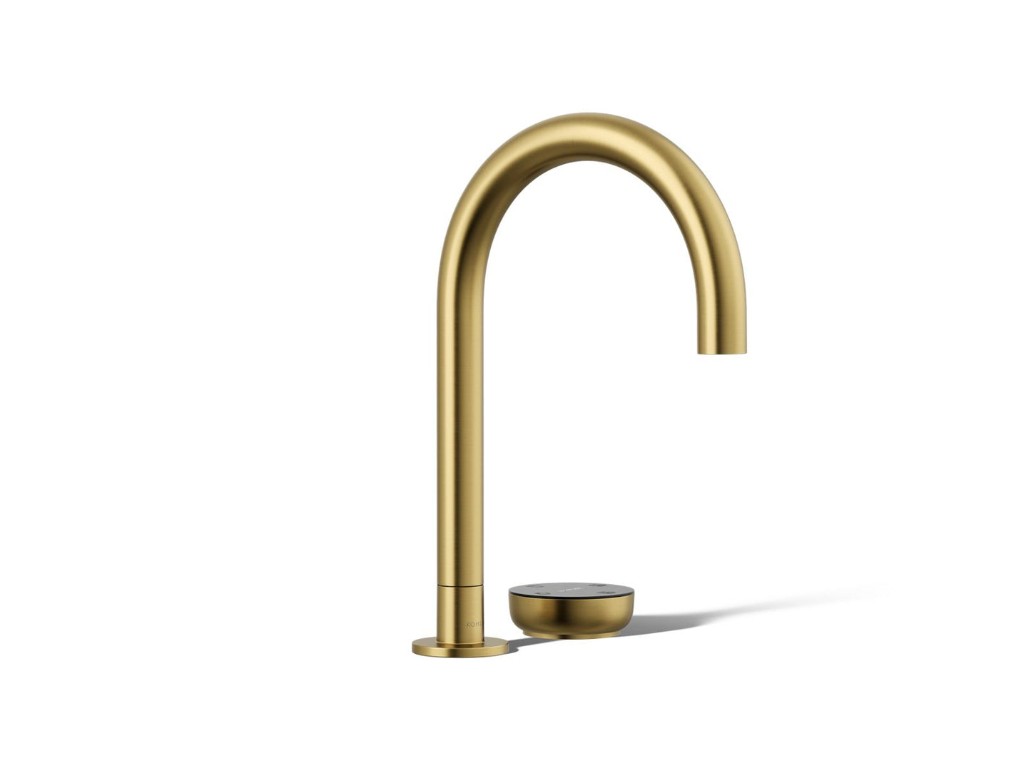 KOHLER Aquifer 4-in-1 short arc beverage faucet in Vibrant Brushed Moderne Brass - K-T30925-2MB