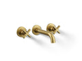 KOHLER K-T35909-3-2MB Castia By Studio Mcgee Wall-Mount Bathroom Sink Faucet Trim, 1.2 Gpm - Vibrant Brushed Moderne Brass