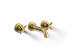 KOHLER K-T35909-3-2MB Castia By Studio Mcgee Wall-Mount Bathroom Sink Faucet Trim, 1.2 Gpm - Vibrant Brushed Moderne Brass