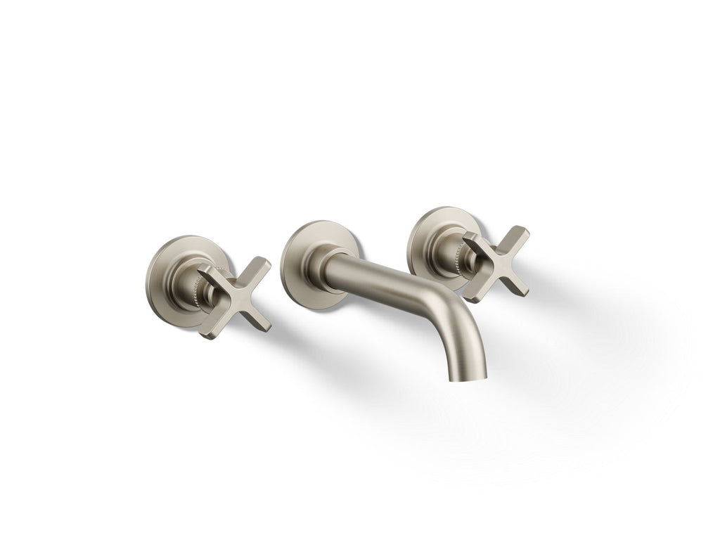 KOHLER K-T35909-3-BN Castia By Studio Mcgee Wall-Mount Bathroom Sink Faucet Trim, 1.2 Gpm - Vibrant Brushed Nickel