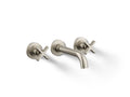 KOHLER K-T35909-3-BN Castia By Studio Mcgee Wall-Mount Bathroom Sink Faucet Trim, 1.2 Gpm - Vibrant Brushed Nickel