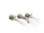 KOHLER K-T35909-3-BN Castia By Studio Mcgee Wall-Mount Bathroom Sink Faucet Trim, 1.2 Gpm - Vibrant Brushed Nickel