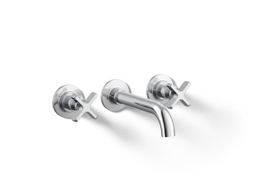 KOHLER K-T35909-3-CP Castia By Studio Mcgee Wall-Mount Bathroom Sink Faucet Trim, 1.2 Gpm In Polished Chrome