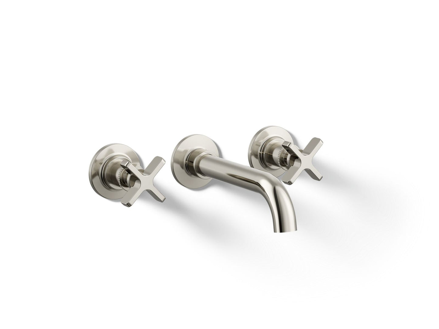 KOHLER K-T35909-3-SN Castia By Studio Mcgee Wall-Mount Bathroom Sink Faucet Trim, 1.2 Gpm In Vibrant Polished Nickel