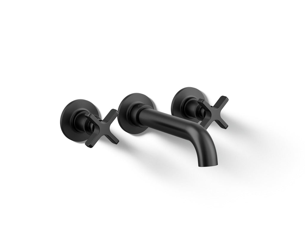 KOHLER K-T35910-3-BL Castia By Studio Mcgee Wall-Mount Bath Faucet Trim - Matte Black