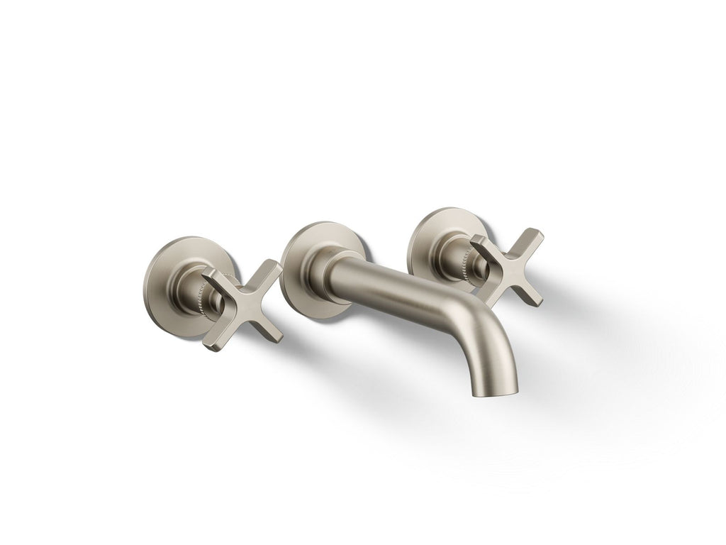 KOHLER K-T35910-3-BN Castia By Studio Mcgee Wall-Mount Bath Faucet Trim - Vibrant Brushed Nickel