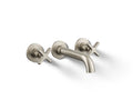 KOHLER K-T35910-3-BN Castia By Studio Mcgee Wall-Mount Bath Faucet Trim - Vibrant Brushed Nickel
