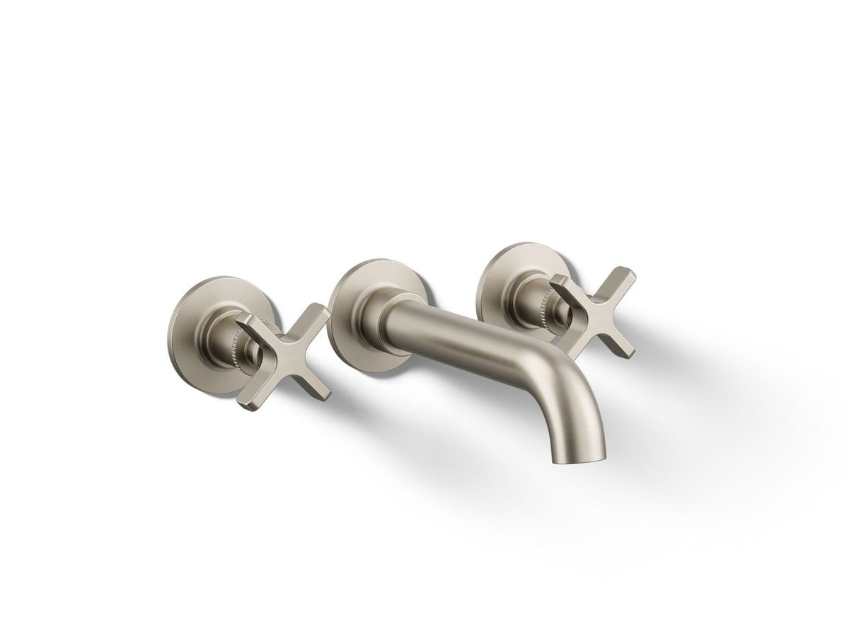 KOHLER K-T35910-3-BN Castia By Studio Mcgee Wall-Mount Bath Faucet Trim - Vibrant Brushed Nickel