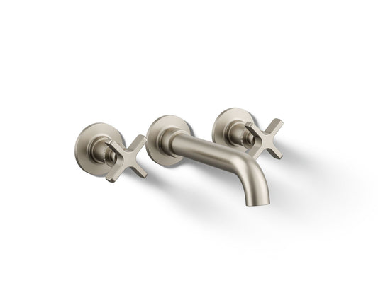 KOHLER K-T35910-3-BN Castia by Studio McGee Wall-mount bath faucet trim - Vibrant Brushed Nickel