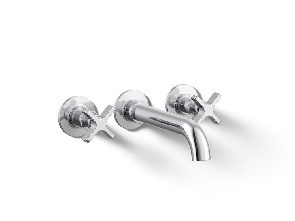 KOHLER K-T35910-3-CP Castia By Studio Mcgee Wall-Mount Bath Faucet Trim - Polished Chrome