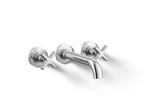 KOHLER K-T35910-3-CP Castia By Studio Mcgee Wall-Mount Bath Faucet Trim - Polished Chrome